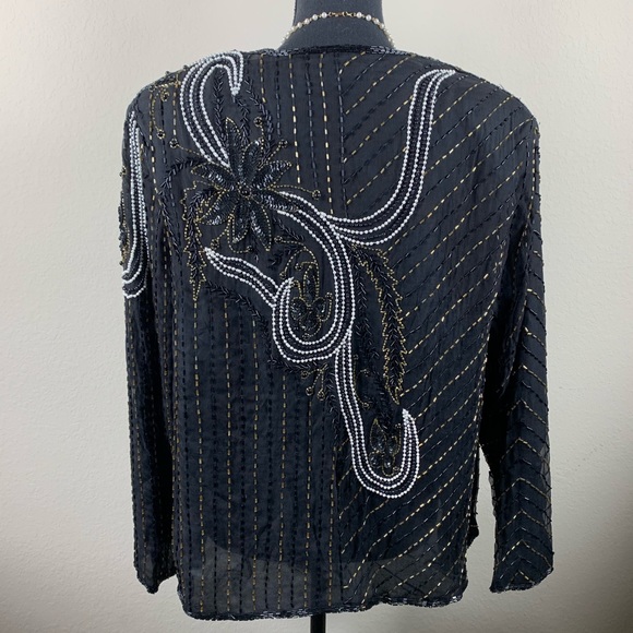 Jewel Queen by Angelique Silk Skirt Set Size 2X - Picture 3 of 8